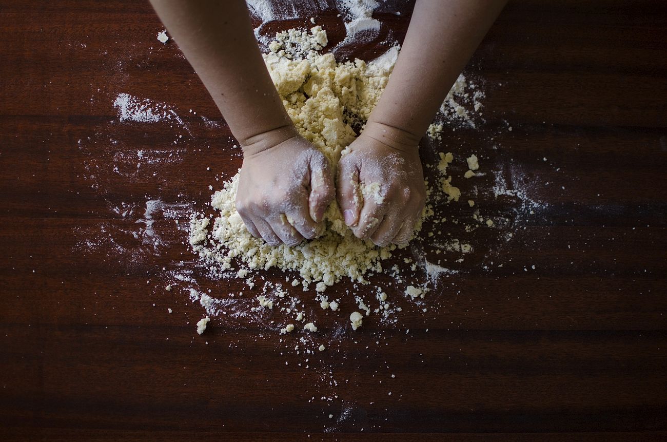 A little bit of yeast